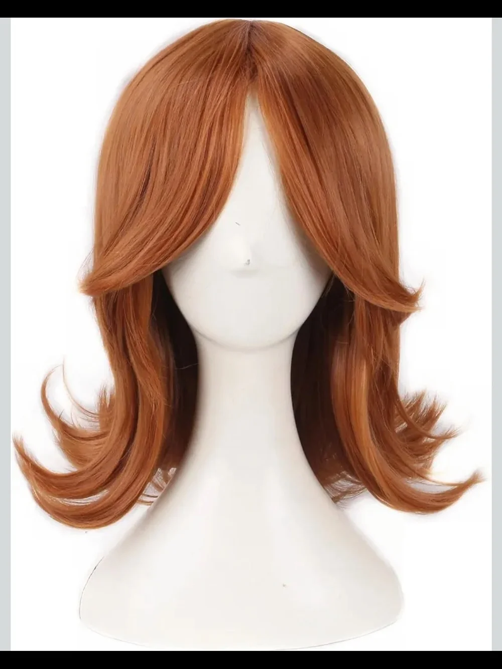 Cosplay Wig For Women Adult Princess, 50s 60s 70s Retro Brown Red Flip Bob Wigs